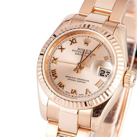 rolex damen rosegold ziffeenblatt|Rolex Lady.